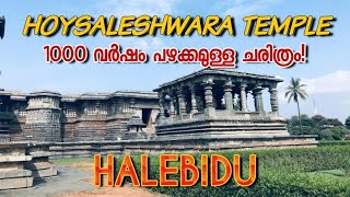 1000 വർഷം പഴക്കമുള്ള ക്ഷേത്രം | hoysaleshwara temple | halebidu | malayalam travel vlog