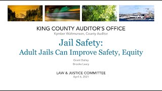 King County Audit: Jail Safety
