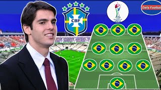 Brazil's 2026 World Cup Lineup Under Ricardo KaKa 🇧🇷✅ ২০২৬ বিশ্বকাপে ব্রাজিলের একাদশ কাকার দ্বারা 🇧🇷