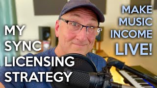 My Sync Licensing Strategy | MAKE MUSIC INCOME LIVE!