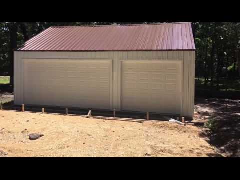 Steel Buildings 24 X 26 Steel Garage Building By Carport