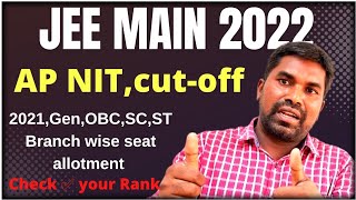 Ap Nit 2021 Previous Year Cut Off Ranks As Per Categeory And As Per ...