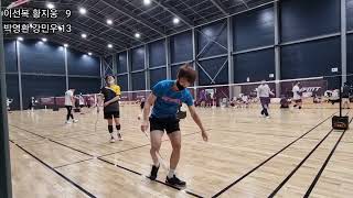 2022년 TEAM REAL FMT Badminton(이선복30A 황지웅20A vs 박영환S 강민우S)