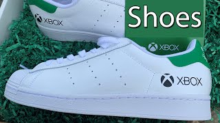 Xbox Shoes Unboxing [Adidas Stan Smith vs Superstar]