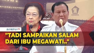 Prabowo Ungkap Dirinya Dapat Pesan dari Megawati via Azwar Anas Jelang Rapimnas Gerindra