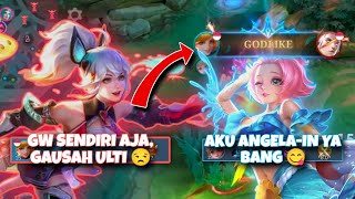 KETIKA LAGI SOLO RANK PAKE FANNY, KETEMU ANGELA DI TIM ULTINYA SELALU BEGINI 🥲‼️ | Mobile Legends