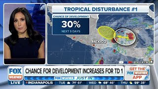 Tracking Tropical Disturbance That Eyes Gulf of Mexico