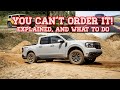 Ford ORDERING. ORDERING CANCELLED? NO ORDERS EXPLAINED