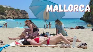 Beach walk |  Mallorca MAJORCA |  Cala Romantica beach (CALA Estany d'en Mas) June 2022