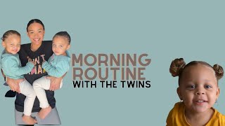 MORNING ROUTINE WITH THE TWINS| Monday Morning Vlog