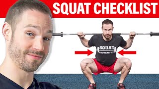 The  Squat Form Checklist [Are You Squatting Wrong?]