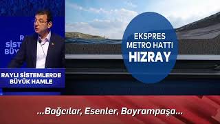 Hızray, 17 ilçede yaşayan İstanbulluların ulaşımını kolaylaştıracak..