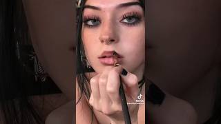 gothic makeup tutorial 🖤🧛♀️ #shorts #makeup #grunge