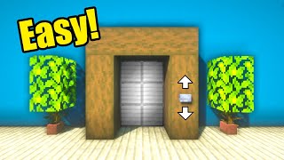 How To Make a Working Elevator in Minecraft [easy]