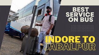 INDORE TO JABALPUR BEST BUS ROAD TRIP | INTERCITY BUS SERVICE | JBP SKY VLOG