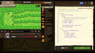 CodeCombat - Drop the Flag - JavaScript