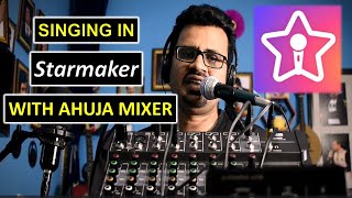 How to Connect Ahuja Mixer and STARMAKER | Mixer se Kaise StarMaker Mein Gana gaye | Hindi
