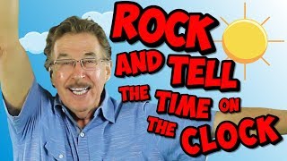 Rock and Tell the Time on the Clock | Analog & Digital Clock Song for Kids | Jack Hartmann