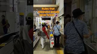 Strict Rules That Japanese People NEVER Break 🫣#japan #tokyo #travel #shorts #facts