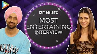 Kriti & Diljit’s Most Entertaining Interview | Arjun Patiala | Rapid Fire On SRK-Akshay