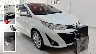 Como melhorar o som do Toyota Yaris? Upgrade completo! Som, engate, película e envelopamento!