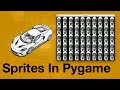 How to display Sprite (png) files in Pygame