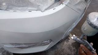 Honda civic 2017 modal bumper paint #youtube #tranding #trendingvideo