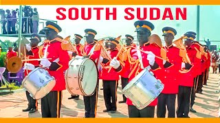 South Sudan Army (SPLA) Brass Band Playing Its Famous Revolutionary Salam Muzika