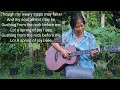 All the way My Savior leads Me- Fanny Crosby (Guitar Instrumental with th lyrics)