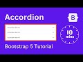 Accordion in 10 mins- Funku Coder | Bootstrap 5 tutorial for beginners