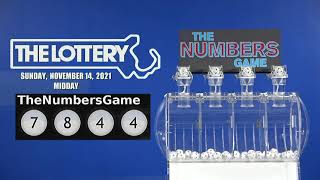 Midday Numbers Game Drawing: Sunday, November 14, 2021