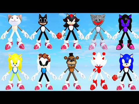 Find The Sonic Morphs How To Get All 30 New Badges And Morphs Part 6