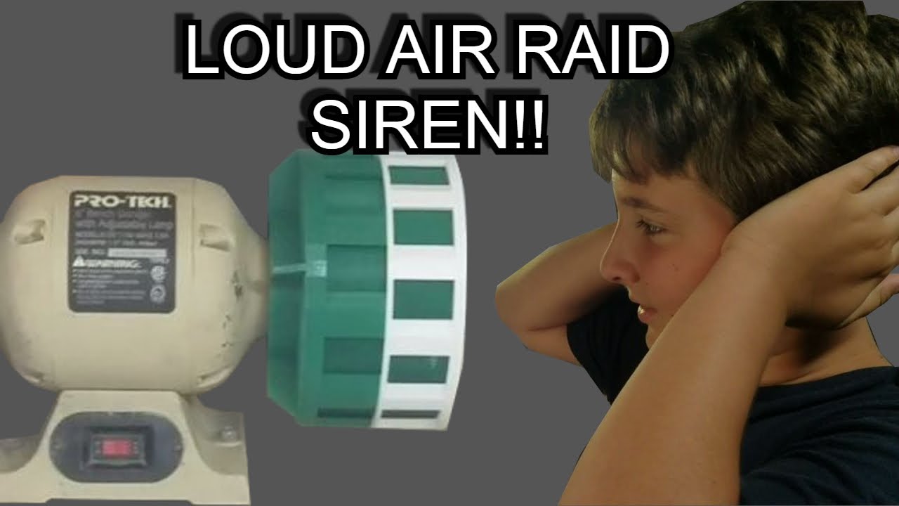 DIY Air Raid Siren Test!! How A Siren Works, And How We Got Here! - YouTube