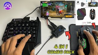 Budget  4 IN 1 MIX PRO COMBO 😱 Unboxing And Complete Tutorial 🔥 | Play Games Like Pc