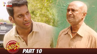 Ayogya Telugu Full Movie | Vishal | Raashi Khanna | Temper Remake | Part 10 | Mango Telugu Cinema