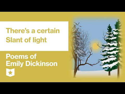 During what season of the year is there a certain slant of light?