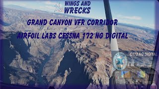 Grand Canyon VFR Corridor Flight Airfoil Labs Cessna 172 NG Digital