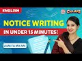 Notice Writing in Under 15 minutes | CHAMPS 2024 | BYJU'S