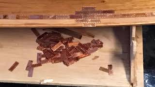 America 1851. Video 12. Part 1. Installing the copper sheeting.