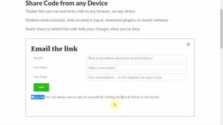 Python on-line - trinket