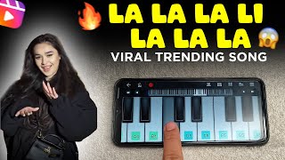 LA LA LA LI LA LA LA 🔥 | Viral Trending Song | Easy & Slow Piano Tutorial | #Shorts #Viral #Trending