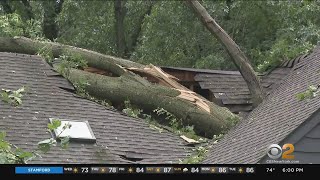 Storm Leaves Damage In Middletown, New Jersey