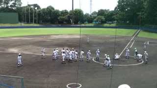 東京農大三高　試合前 シートノック　第96回 夏 高校野球 埼玉大会予選