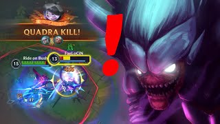 KHA'ZIX STILL GOOD PICK JUNGLE IN SEASON 13 (QUADRAKILL)