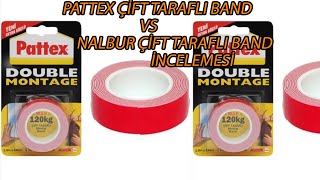 PATTEX ÇİFT TARAFLI BAND VS NALBUR ÇİFT TARAFLI BAND KIYASLAMA-İNCELEME