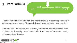 Improvement Nerds - Creating a User Needs Statement
