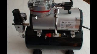 Airbrush Compressor AS189 Review part2