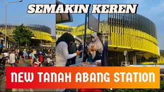 Tahap I Pembangunan Stasiun Baru Tanah Abang, Semakin Modern  #krlcommuterline