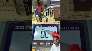 The first stage in repairing a power supply is checking the diode bridge. #repair #tutorial #test