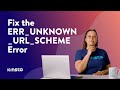 How To Fix the ERR_UNKNOWN_URL_SCHEME Error